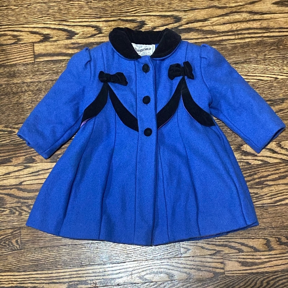 Baby Girl Vintage Winter coat